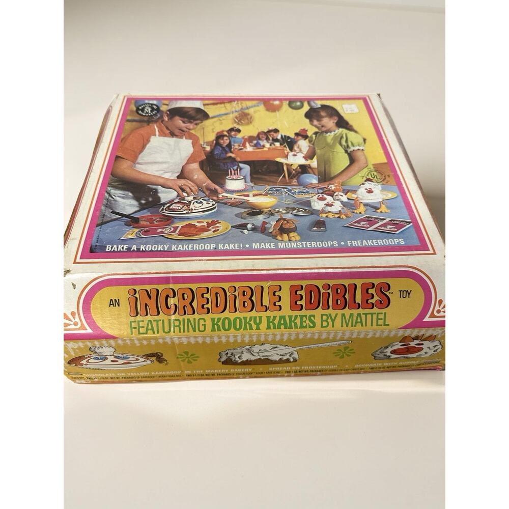 Vintage 1967 Mattel Incredible Edibles Kooky Kakes Complete Box Set